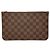 Borsa Louis Vuitton Monogram Neverfull con pochette per accessori Marrone