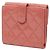 Cartera bi-fold Chanel de piel charol rosa - vista 2
