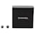 Timeless Orecchini a lobo rotondi Chanel Coco Mark Nero Argento - vista 4