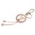 Louis Vuitton Portefeuille Berry Charm Keychain Argento Rosa