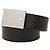 Louis Vuitton Ceinture Jeans Belt in pelle nera Nero - vista 2