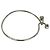 Tiffany & Co Bracciale rigido Tiffany Vintage Solid Double Heart Hook Argento D'oro - vista 6