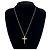 Collana Croce Signature Tiffany & Co. Argento Giallo - vista 2