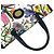 Gucci Flora Handtasche mit GG-Logo-Hardware Mehrfarben Marineblau - Ansicht 4