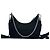 Borsa a tracolla Prada Re-Edition in nylon con logo triangolare e pelle Saffiano Nero - vista 3