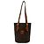 Céline CELINE Vintage Macadam Blazon Pattern Triomphe Logo Leder Tote Bag Braun