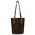 Céline CELINE Vintage Macadam Blazon Pattern Triomphe Logo Leder Tote Bag Braun - Ansicht 3
