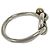Anel Tiffany & Co. Vintage Love Knot Prata Dourado - vista 5