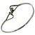 Tiffany & Co Bracciale Tiffany Vintage Hook & Eye Double Heart Argento D'oro