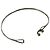 Tiffany & Co Bracciale Tiffany Vintage Hook & Eye Double Heart Argento D'oro - vista 4