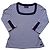 Autre Marque Sable et Mer Camiseta de manga larga a rayas Blanco Azul marino