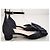 Christian Dior Idylle Décolleté con cinturino e fiocco di cristalli neri Nero - vista 5