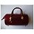 Autre Marque Maleci Mini-Beuteltasche aus bordeauxrotem Lackleder - Ansicht 4