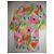 Emanuel Ungaro Ungaro Solo Donna Mehrfarbige Blumenbluse Pink Blau Mehrfarben Grün Orange Gelb - Ansicht 5