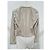 Veste courte en cuir ivoire Roberto Cavalli IT 40 d'occasion - vue 10