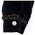 Chanel 06A Runway Bomber Biker Jacke Samt Schwarz Silber Metallisch Silber Hardware - Ansicht 6