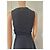 Vestido asimétrico de seda negro Givenchy - vista 9