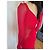 Herve Leger Abito aderente Hervé Léger rosso con inserti in rete - vista 8