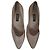 Bally Beige Gesteppte Lederpumps mit Goldkette