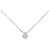 Autre Marque Collana di diamanti Pt900 Pt850 Argento