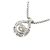 Autre Marque Collana di diamanti Pt900 Pt850 Argento - vista 4