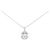 Autre Marque Collana di diamanti Pt900/Pt850 Argento