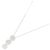 Autre Marque Collana in oro bianco Au750 e diamanti Argento - vista 2