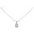 Autre Marque Collana in oro bianco Au750 e diamanti Argento