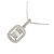 Autre Marque Collana in oro bianco Au750 e diamanti Argento - vista 3