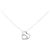 Autre Marque Collana Cuore con Diamanti Au750 Argento
