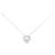 Autre Marque Collana in Morganite e Diamanti Au750 Argento