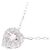 Autre Marque Collana in Morganite e Diamanti Au750 Argento - vista 3