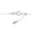 Autre Marque Collana in Morganite e Diamanti Au750 Argento - vista 5