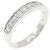 Autre Marque Kumikyoku Platin-Diamantring Silber