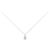 Autre Marque Collana in K14WG e diamanti Argento