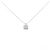 Autre Marque Collana di diamanti PT900 PT850 Argento