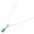 Autre Marque Platinum Au750 White Gold Emerald Diamond Necklace Green - view 2
