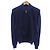 Autre Marque Cardigã de couro e cashmere SEASE Azul