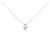 Autre Marque Collana di diamanti Pt900/Pt850 Argento