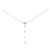 Autre Marque Collana a Cuore in Oro Bianco Au750 e Diamanti Argento