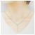 Autre Marque Collana a Cuore in Oro Bianco Au750 e Diamanti Argento - vista 6