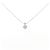 Autre Marque Collana in oro bianco Au750 e diamanti Argento