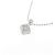 Autre Marque Collana in oro bianco Au750 e diamanti Argento - vista 3