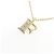 Autre Marque Collana Au750 Initial F Diamond D'oro - vista 3