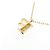 Autre Marque Collana Au750 Initial F Diamond D'oro - vista 4
