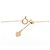 Autre Marque Collana Au750 Initial F Diamond D'oro - vista 5