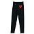 Autre Marque Pantaloni jogging neri con motivo a cuore Nero - vista 2