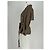 Chaqueta de viscosa marrón Cos XS Castaño - vista 3