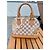 Borsa Louis Vuitton Alma BB Nautical Damier Azur Marrone Rosa Beige - vista 2