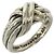 Tiffany & Co Anello Tiffany Vintage Signature Cross Argento